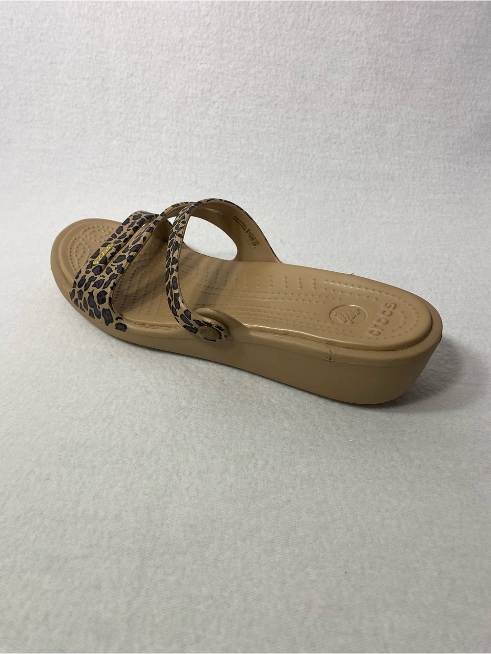 Crocs Women’s Patricia Leopard Wedge Sandal Women's Size 10